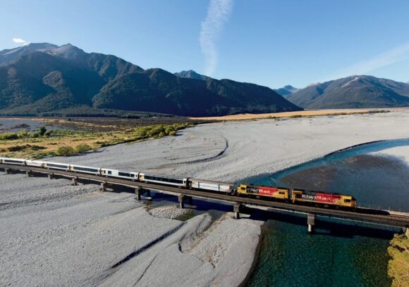 Train network in New Zealand