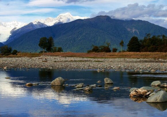 Camping in Fox glacier